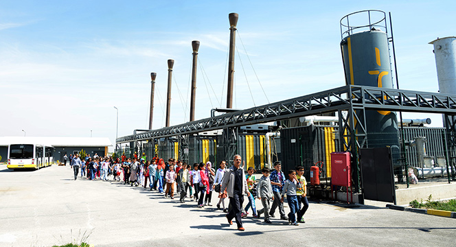 Çöpten Elektrik Üreten Tesisler Öğrencilere Tanıtılıyor