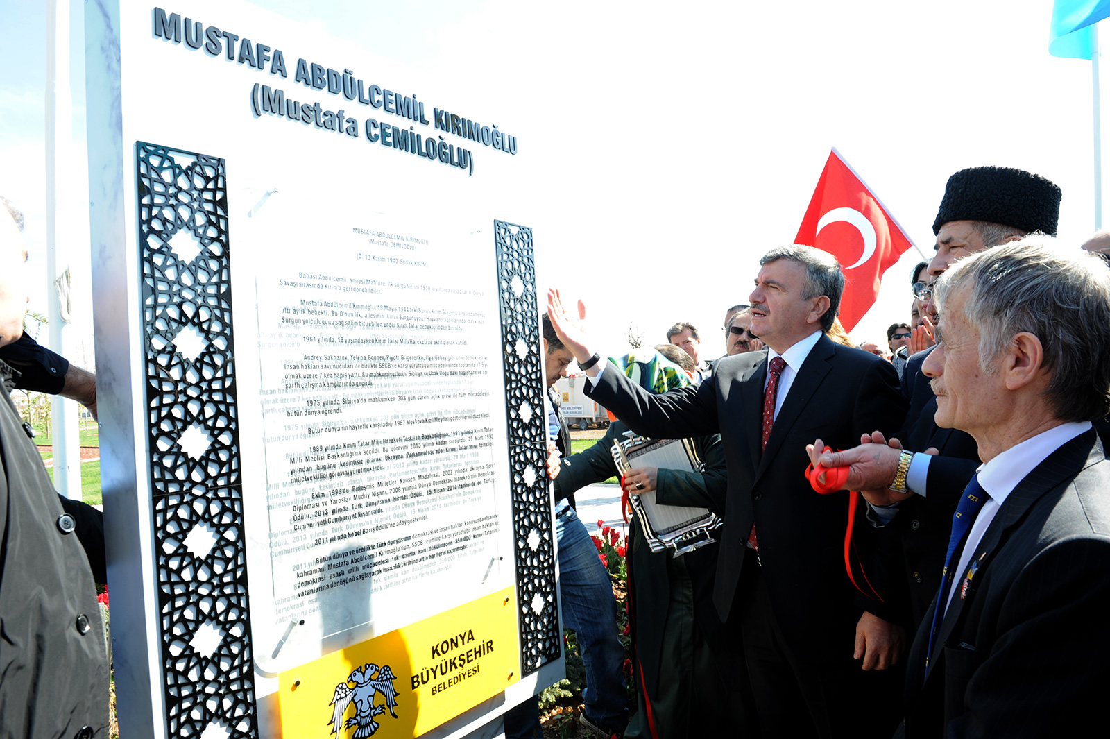 Mustafa Abdülcemil Kırımoğlu Konya'da