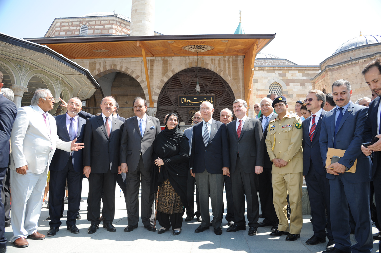 Pakistan Cumhurbaşkanı Hüseyin Konya\'da