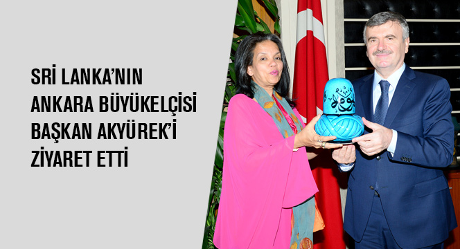 Sri Lanka Büyükelçisi'nden Büyükşehir'e Ziyaret