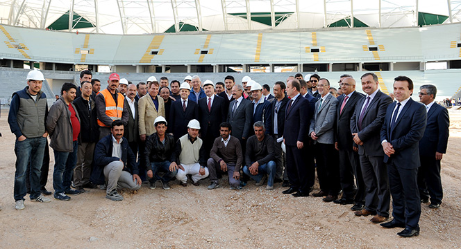Bakan Kılıç Yeni Stadyumu İnceledi