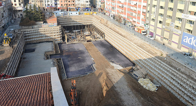 Büyükşehir'den Konevi Meydanı ve Katlı Otoparkı