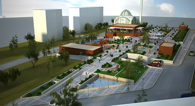 Büyükşehir'den Konevi Meydanı ve Katlı Otoparkı