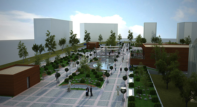 Büyükşehir'den Konevi Meydanı ve Katlı Otoparkı