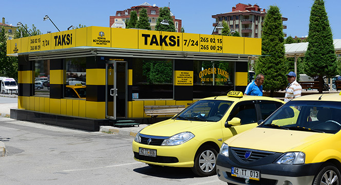 Yenilenen Taksi Durakları Konya'ya Çok Yakıştı