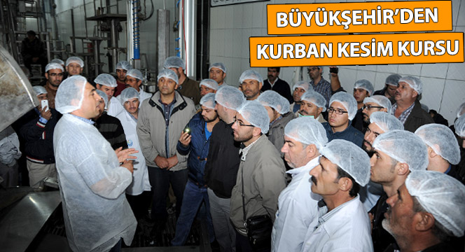 Kurban Kesim Kursu'nda Bilinçli Kurban Kesimini Öğrendiler