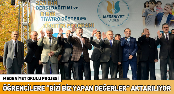 Öğrencilere 'Bizi Biz Yapan Değerler' Aktarılıyor