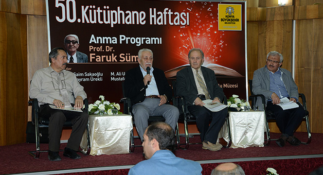 50. Kütüphane Haftası'nda Prof. Dr. Faruk Sümer Anıldı