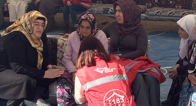 Ermenekli Ailelere Psikolojik Destek Veriliyor