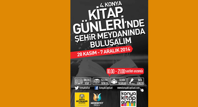Konya Kitap Günleri Şehir Meydanı'nda Başlıyor