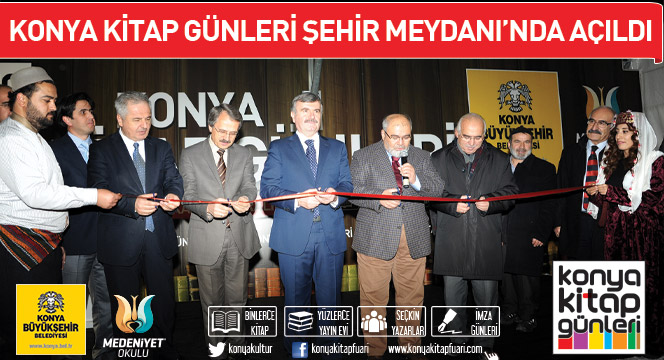 Konya Kitap Günleri Şehir Meydanı'nda Açıldı