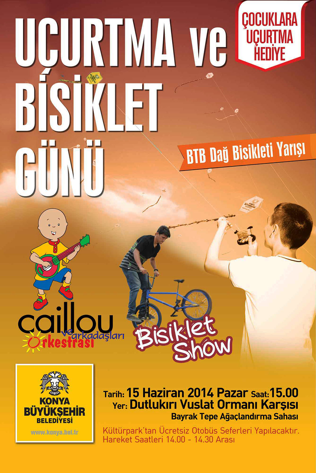 Büyükşehir'den Uçurtma Günü
