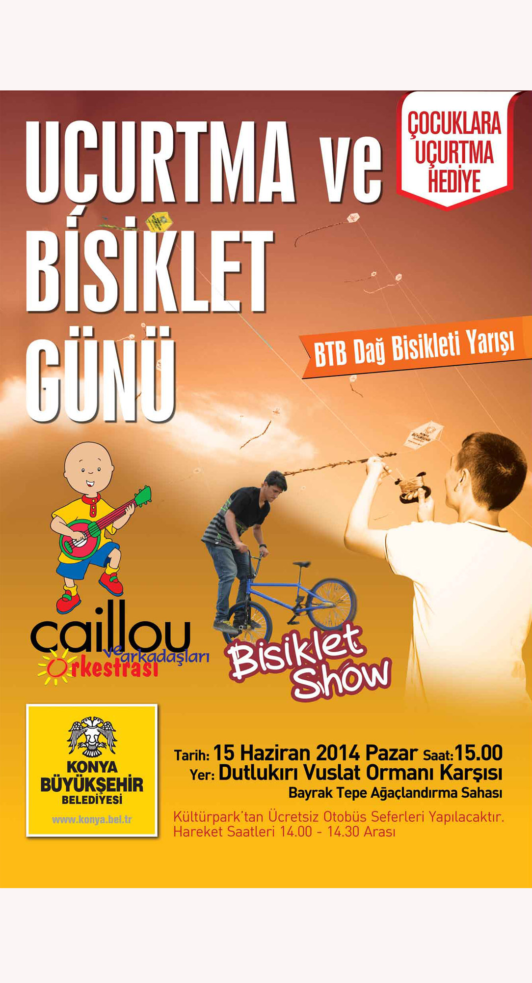 Büyükşehir'den Uçurtma Günü