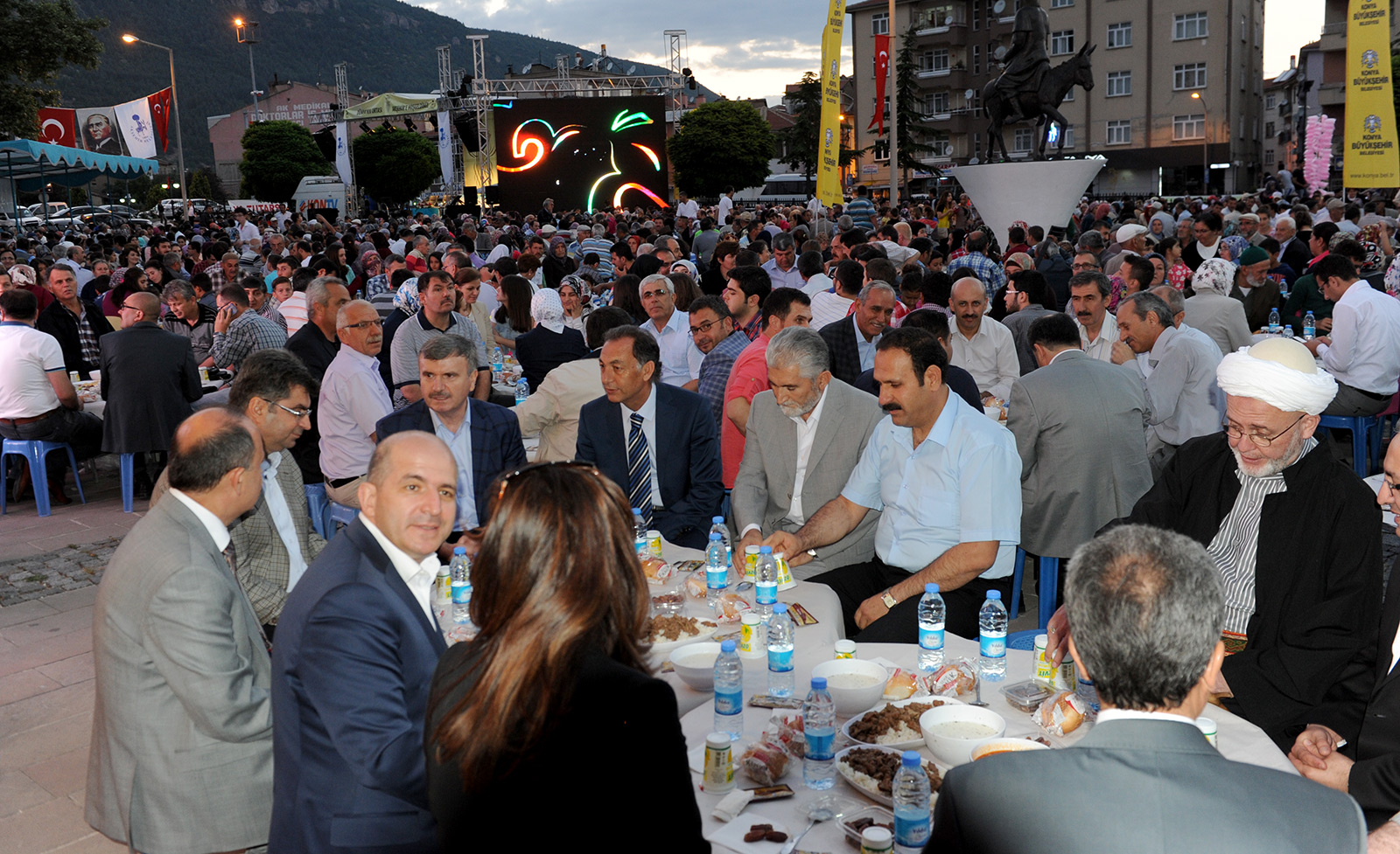 Akşehir'de İftar Coşkusu Yaşandı