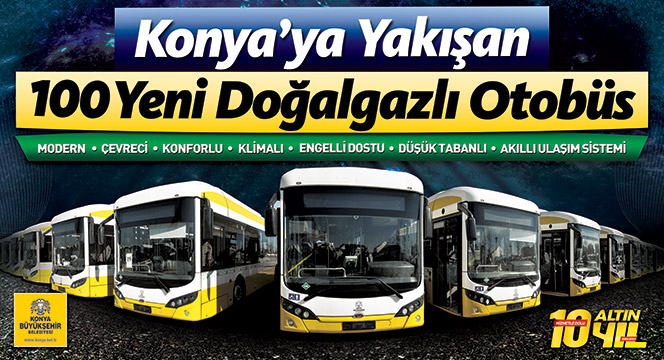 100 Yeni Doğalgazlı Otobüs Hizmete Sunuldu