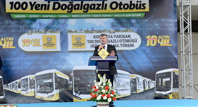 100 Yeni Doğalgazlı Otobüs Hizmete Sunuldu