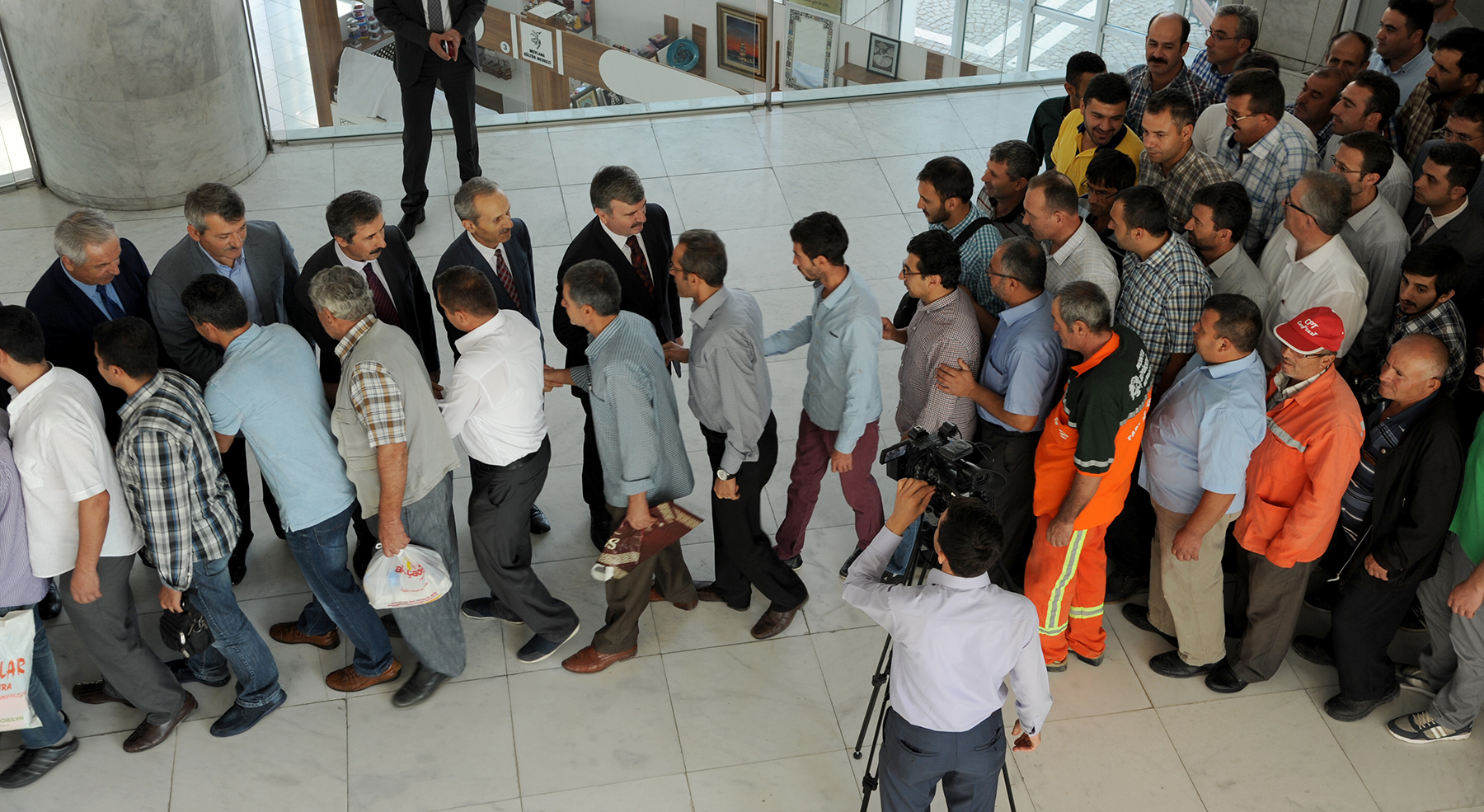 Başkan Akyürek Belediye Personeliyle Bayramlaştı