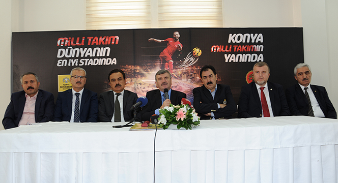 Konya Milli Takımın Yanında