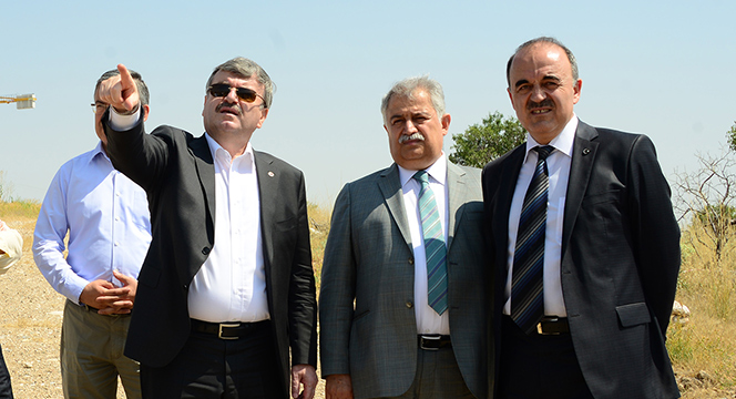 Vali Erol ve Başkan Akyürek NEÜ Kampüs İnşaatını İnceledi