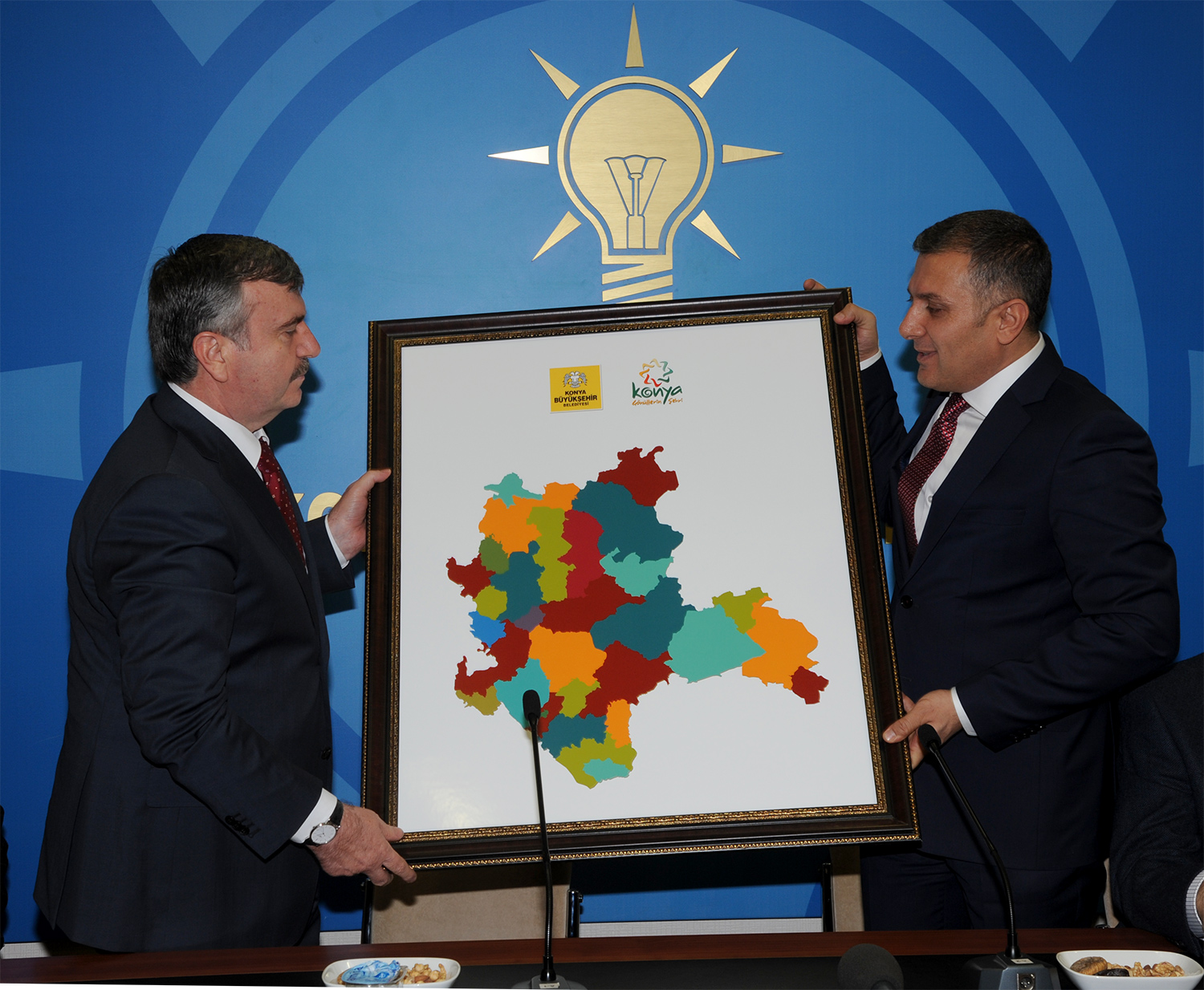 Belediye Başkanlarından İl Teşkilatına Hayırlı Olsun Ziyareti