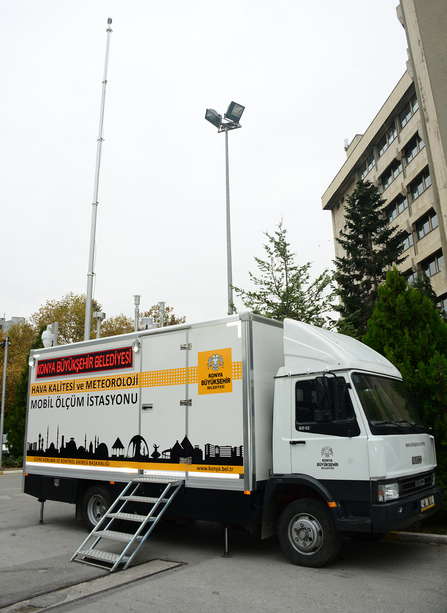 Mobil Hava Kalitesi Ölçüm İstasyonu Hizmete Girdi