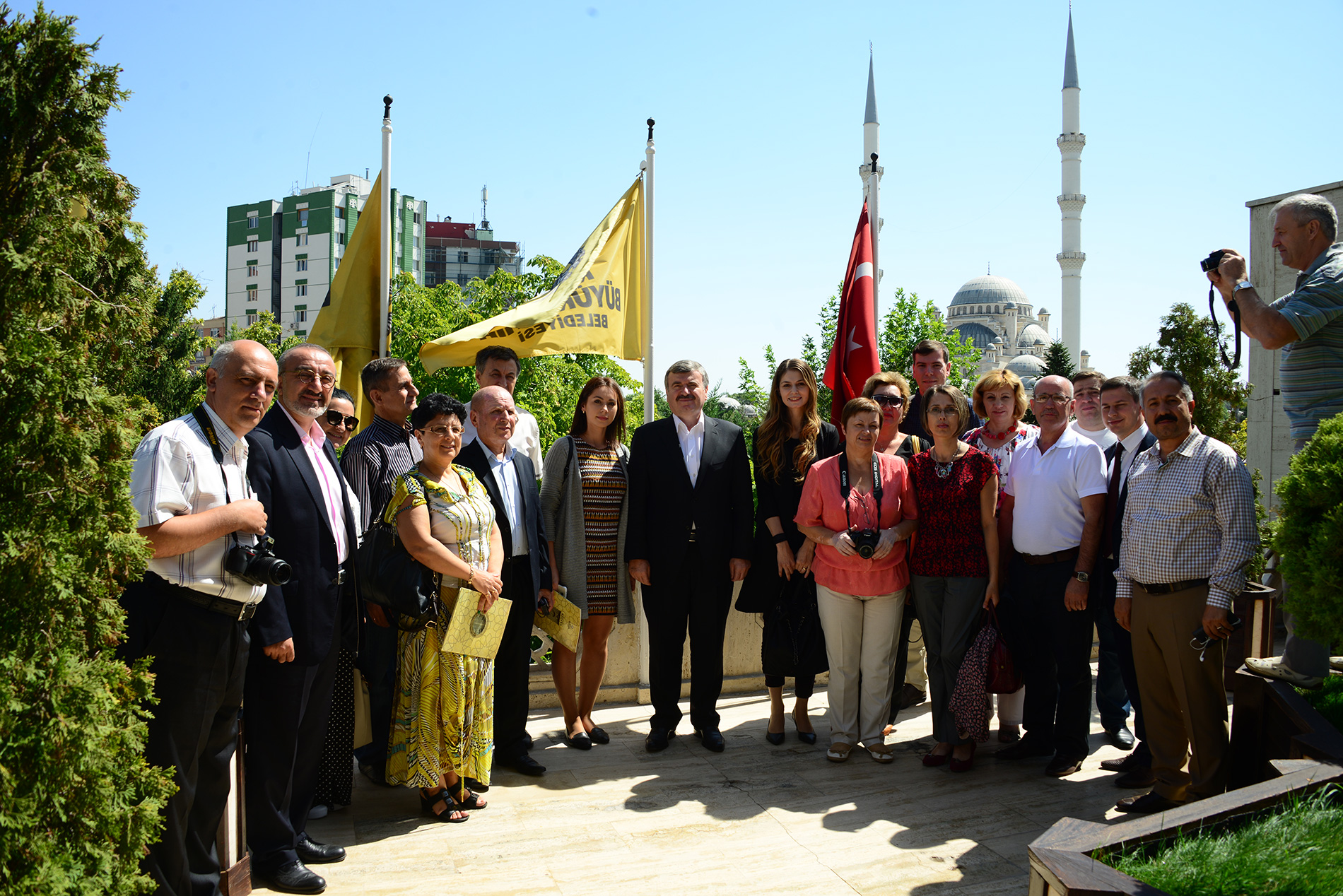Moldovalı Gazeteciler Başkan Akyürek'i Ziyaret Etti