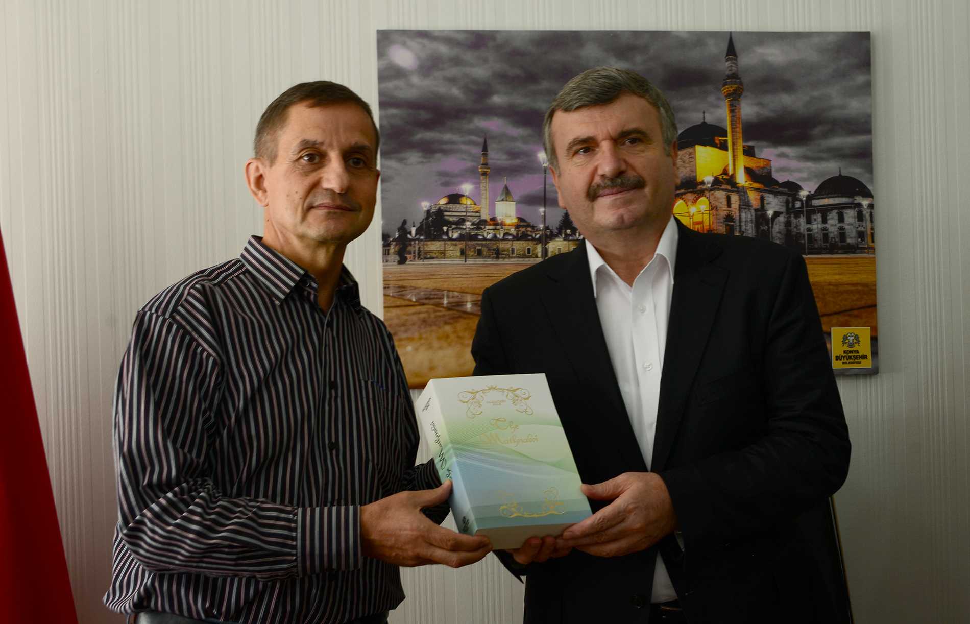 Moldovalı Gazeteciler Başkan Akyürek'i Ziyaret Etti