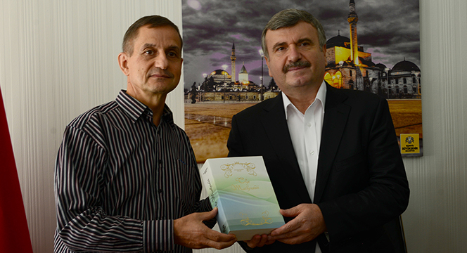 Moldovalı Gazeteciler Başkan Akyürek'i Ziyaret Etti