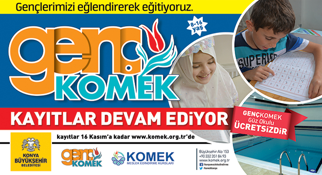 Genç KOMEK Güz Okulu Yoğun İlgi Görüyor