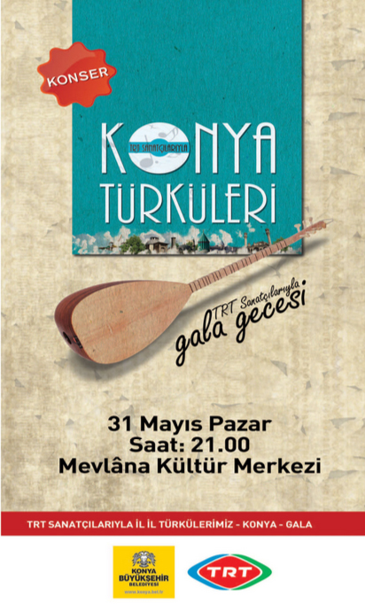 Konya'nın En Büyük Sanatsal Etkinliğinde TRT Sanatçılarıyla Gala Gecesi 