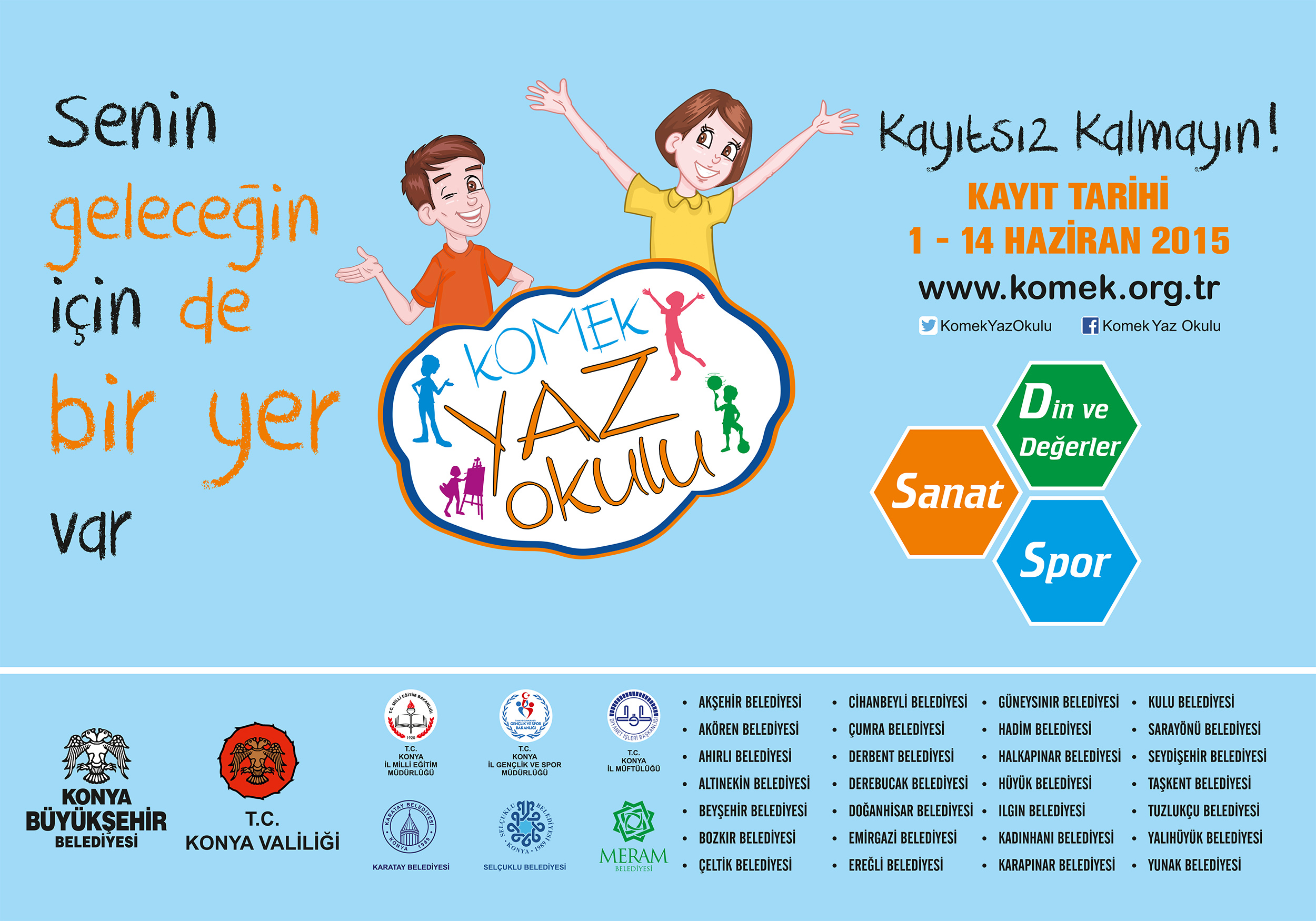 KOMEK Yaz Okulu İle Bu Yaz Bambaşka Olacak