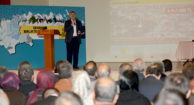 Başkan Akyürek, Yunak Yatırımlarını Başlattı