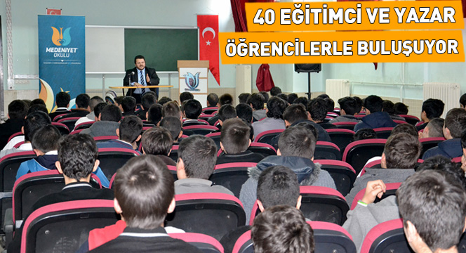 40 Eğitimci ve Yazar Öğrencilerle Buluşuyor