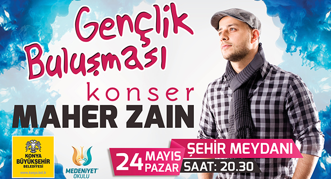 Maher Zain Konya'da Gençlerle Buluşacak