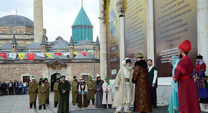 Hazreti Mevlana ve Ailesi 787. Kez Karşılandı