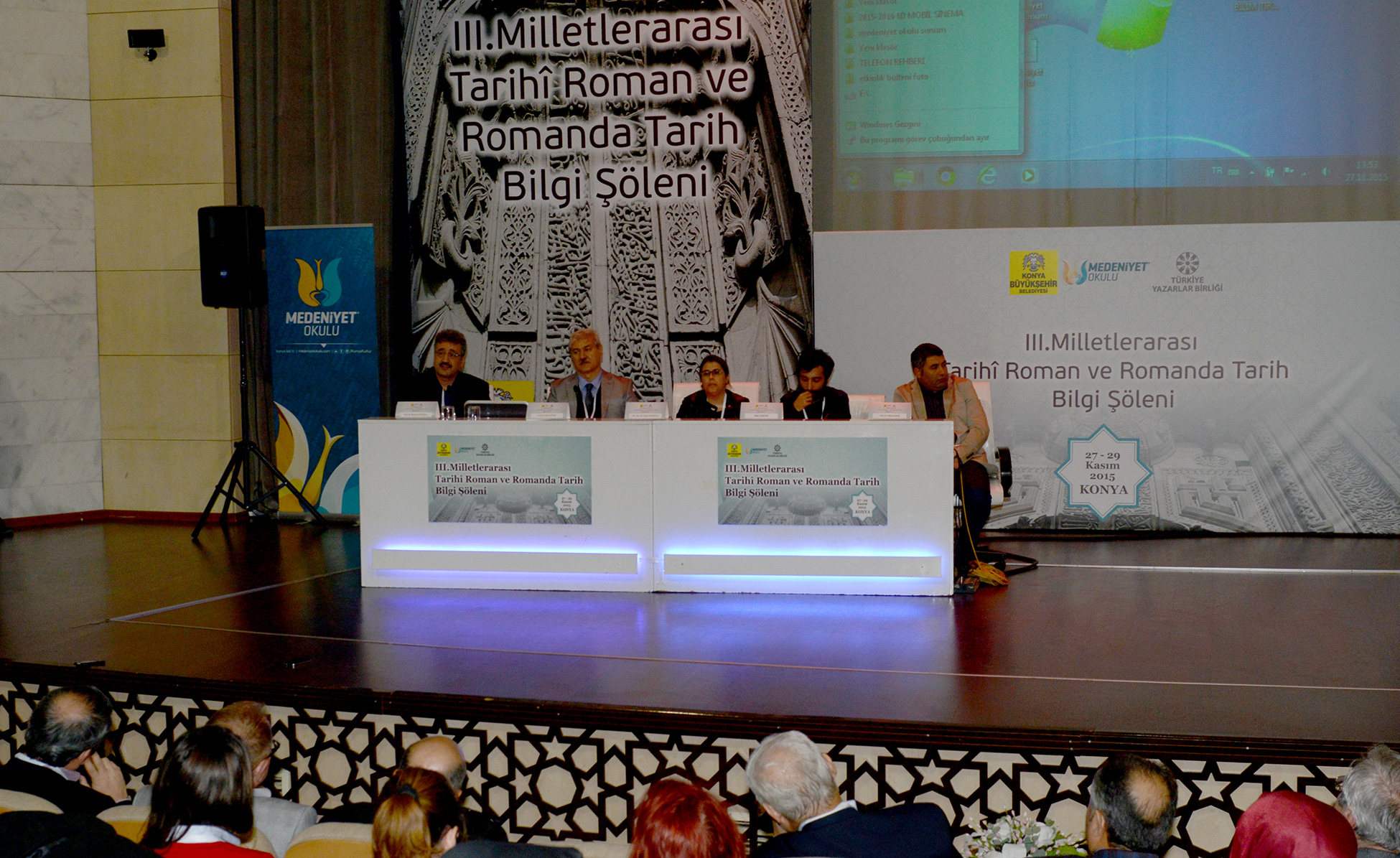 Tarihi Roman ve Romanda Tarih Bilgi Şöleni Başladı
