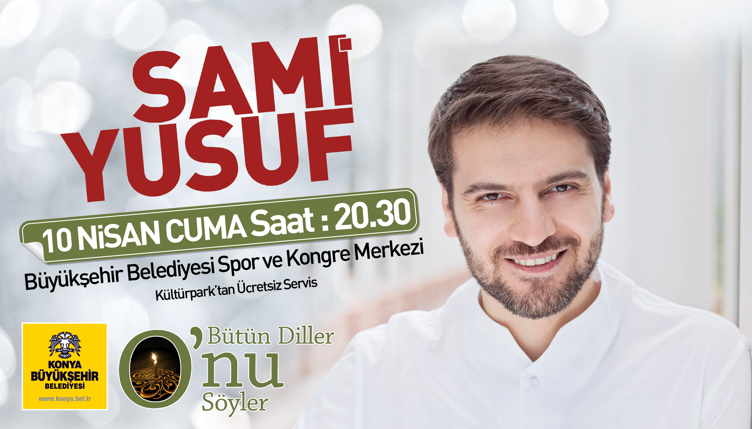 Sami Yusuf 10 Nisan'da Konya'da