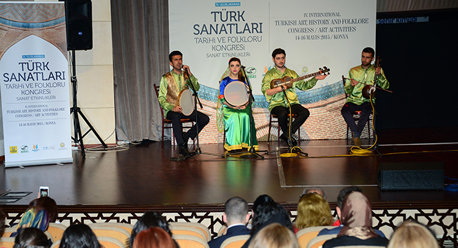 Uluslararası Türk Sanatları, Tarihi ve Folkloru Kongresi Başladı