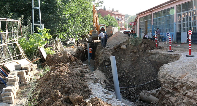 Derbent'te Kanalizasyon Hizmet Ağı Genişledi