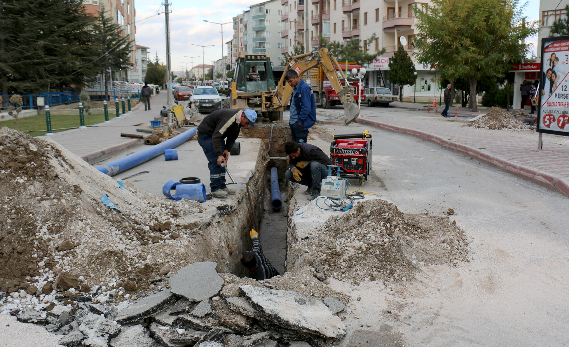 Ereğli'de Su Hatları Yenilendi