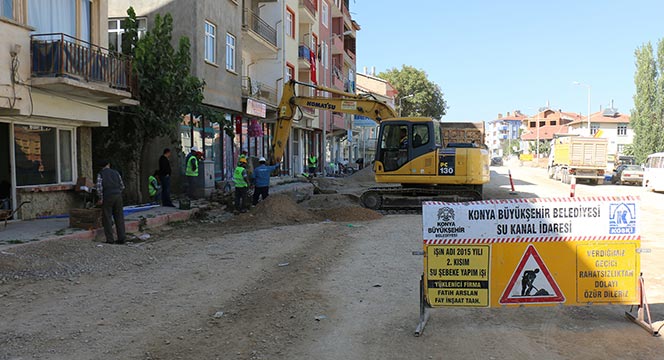 Doğanhisar ve Ilgın'ın Su Şebekesi Yenilendi