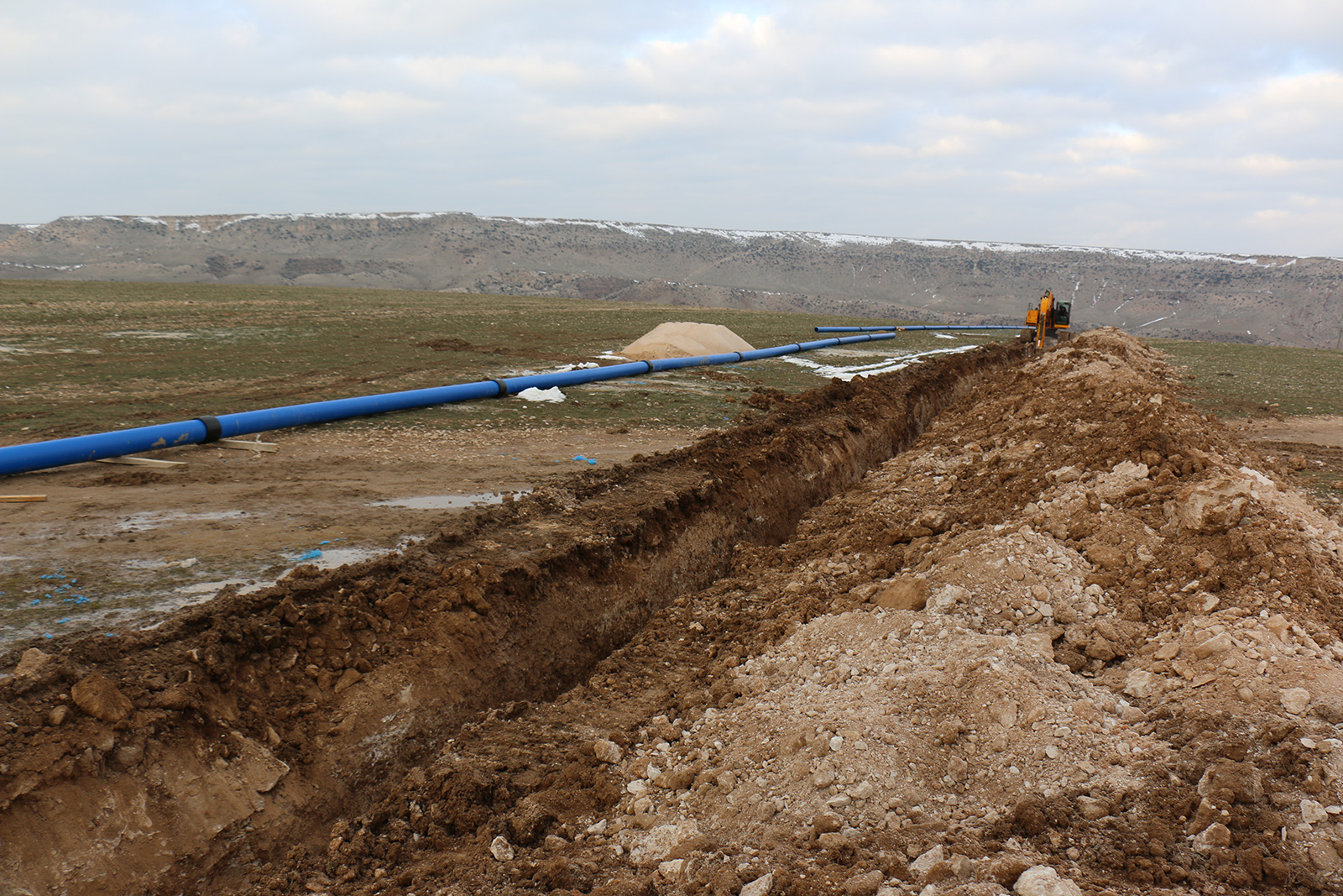 2014'te 507 Kilometre Su ve Kanalizasyon Hattı Yapıldı
