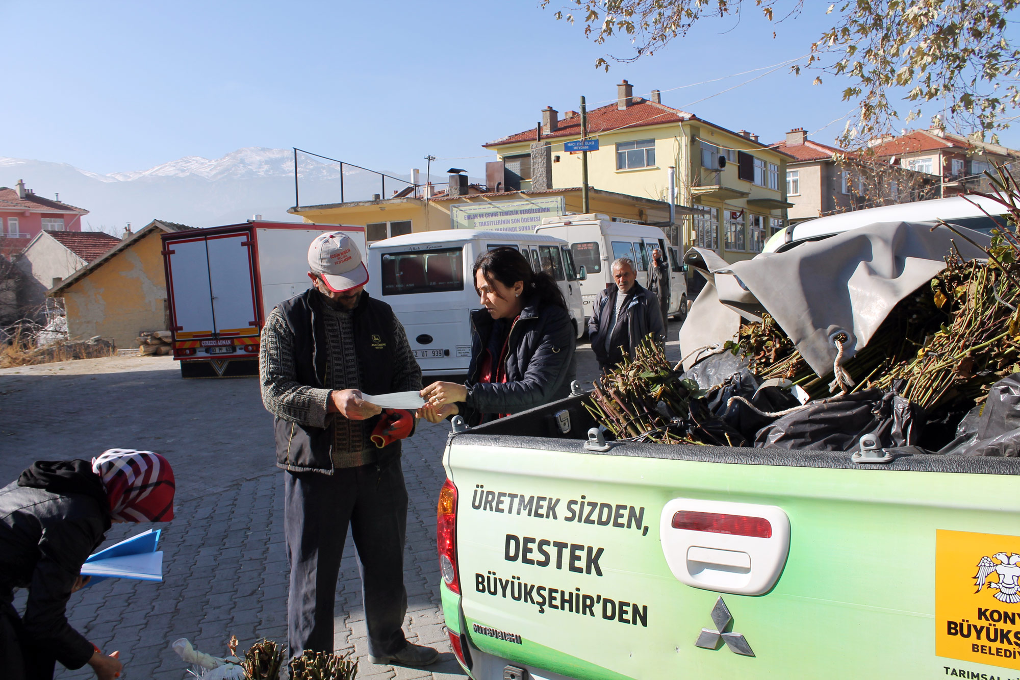 Büyükşehir'den Çiftçiye Böğürtlen Fidanı Desteği