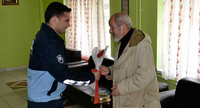 Zabıta'dan Huzurevi'ne Ziyaret