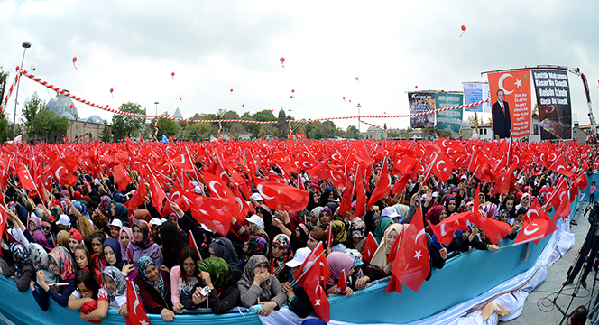 Cumhurbaşkanı Erdoğan: Konya, 15 Temmuz'da Ahde Vefasını Gösterdi