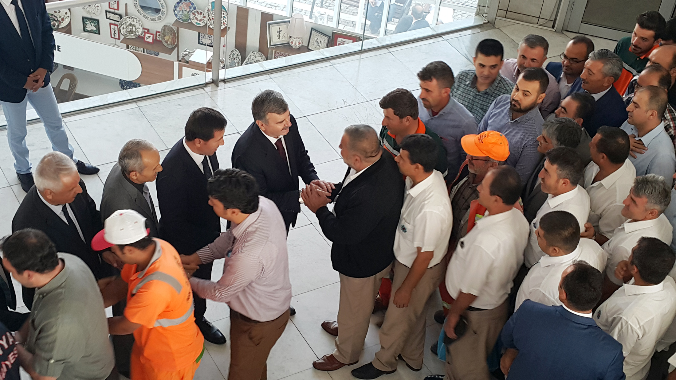 Başkan Akyürek Belediye Çalışanları İle Bayramlaştı
