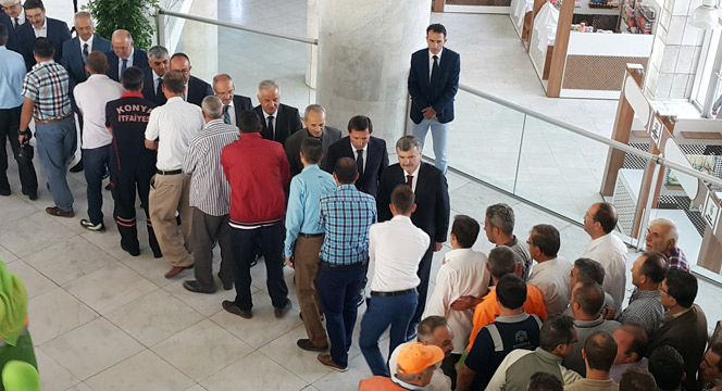 Başkan Akyürek Belediye Çalışanları İle Bayramlaştı