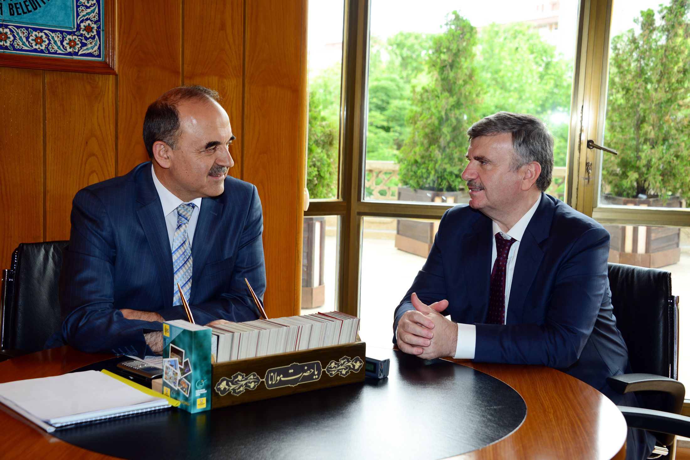 Vali Erol'dan Başkan Akyürek'e Veda Ziyareti