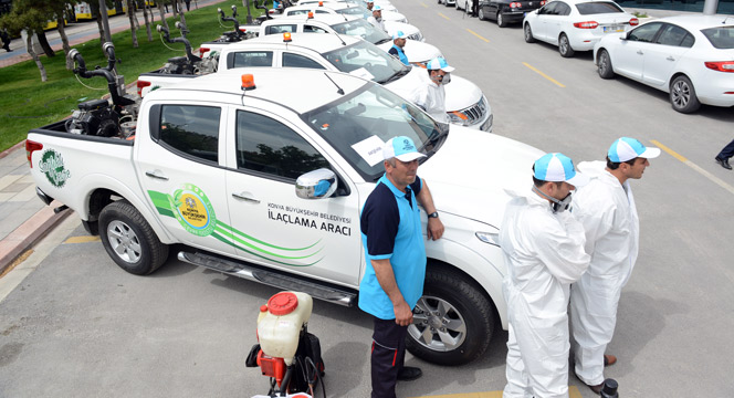 Büyükşehir İlaçlama Sezonunu Başlattı