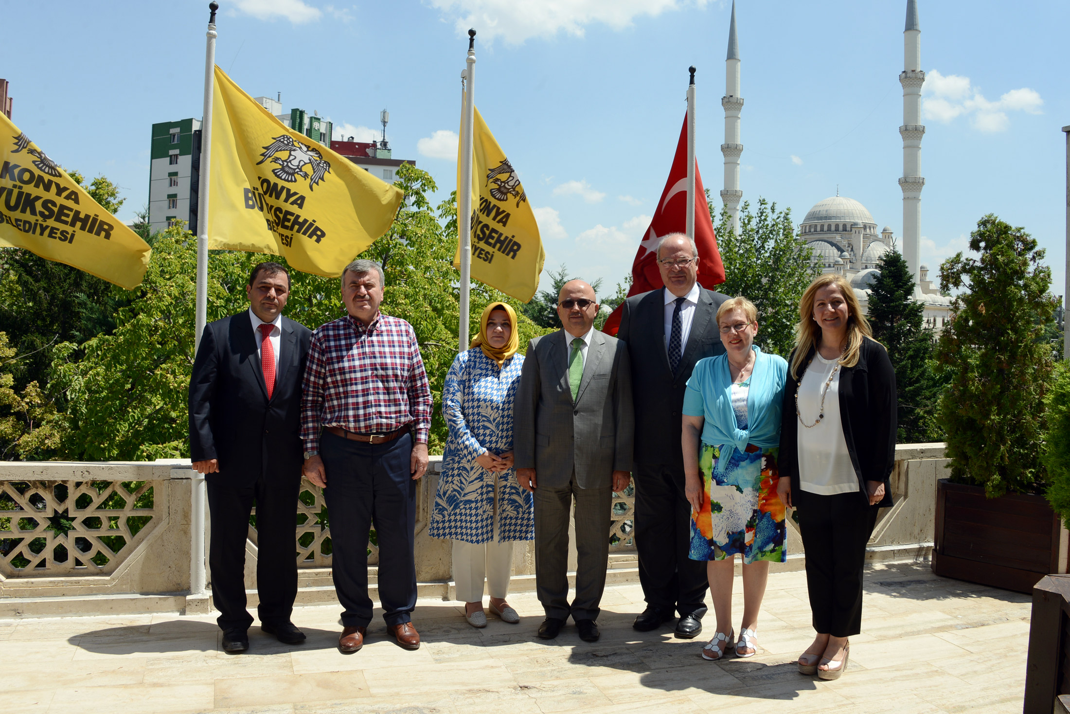 Afyon ve Hamm Belediye Başkanları Büyükşehir'de